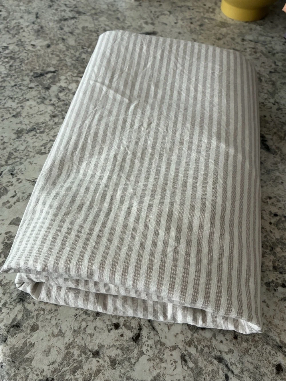 Pottery Barn Twin XL XLT Organic Cotton Flat Top Sheet Boxter Dorm Bed Bedding